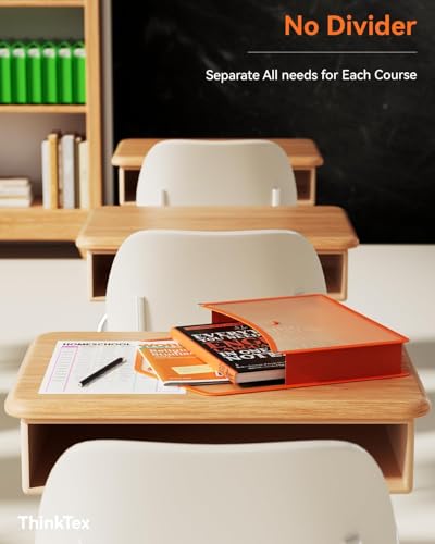 ThinkTex Plastic Expanding File Folder, Transparent envelopes with Snap Closure,No Dividers,Large Capacity,Document Organizer for Receipts, Bills&Taxes,Letter/A4 Size for School/Office/Home-10 Pack