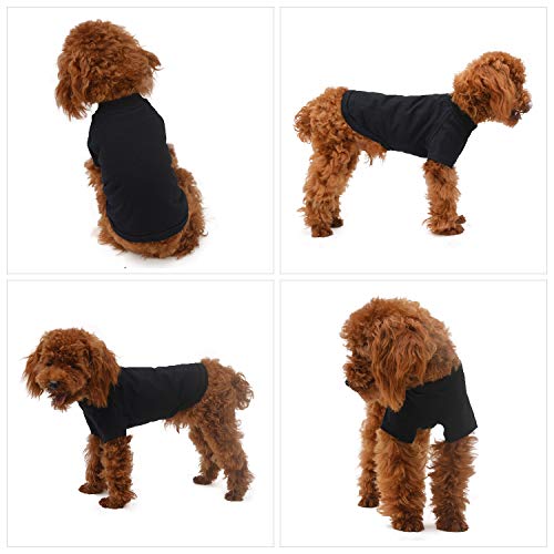 Lovelonglong Pet Clothing Dog Costumes Basic Blank T-Shirt Tee Shirts for Large Dogs Green XXXXL