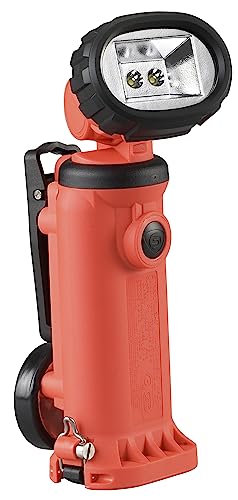 Streamlight 91652 Knucklehead HAZ-LO Rechargeable Flood Light with 120-volt AC Charger, Orange - 163 Lumens