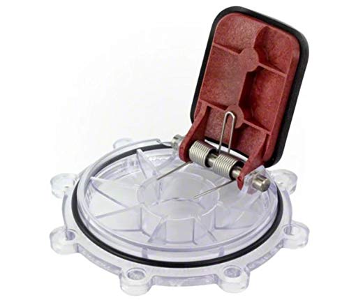 ATIE Pool 7056 Check Valve Cover with Flapper Assembly Compatible with Jandy Check Valve 7235, 7236, 7305, 7511, 7512 (Includes P/N: 7451 Flapper, 7302 Spring, 7304 Pin, 7236 Cover, and 1132 O-Ring)