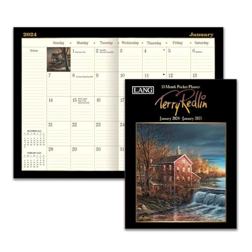 Lang Companies, Terry Redlin Monthly 2024 Pocket Planner