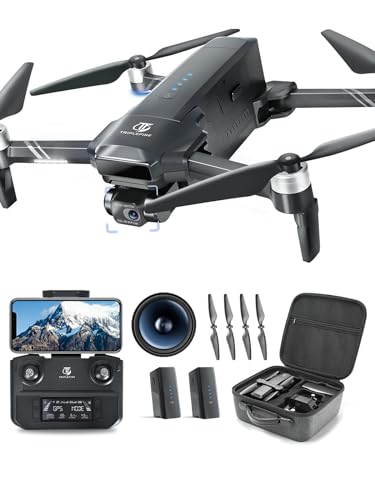 TRIPLEFINE TF35 PRO 2-Axis Gimbal Drone with Camera 4K, 2 Batteries 80-Min Flight Time, 11500 FT Range Transmission, 4K/30FPS Camera GPS-Drone, FAA Certification Completed