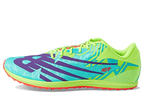New Balance Men's XC Seven V4 Running Shoe, Pixel Green/Cyber Jade, 7.5