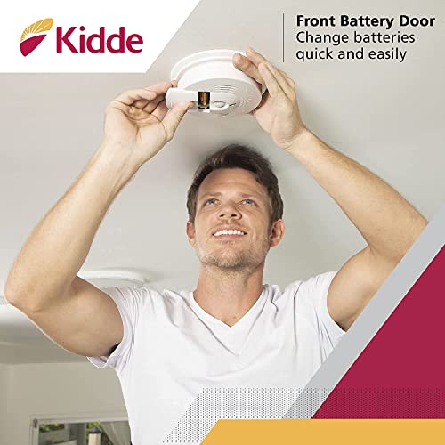 Kidde Smoke & Carbon Monoxide Detector with Voice Alerts, Battery Powered, Combination Smoke & CO Alarm