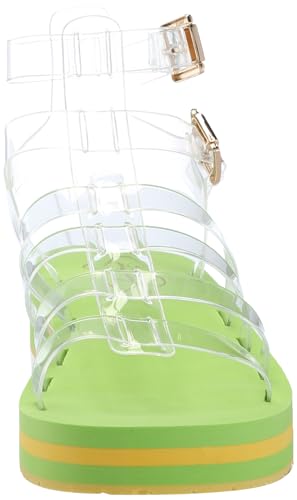 Jessica Simpson Women's BIMALA Sandal-Platform, Bright Green, 5