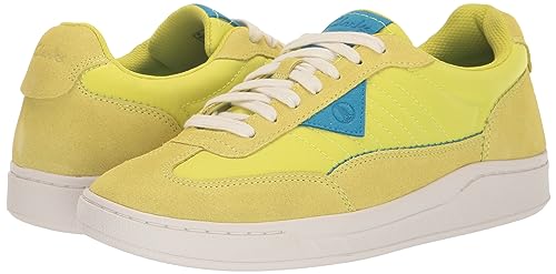 Clarks Men's Craft Rally Ace Sneaker, Pale Lime, 13