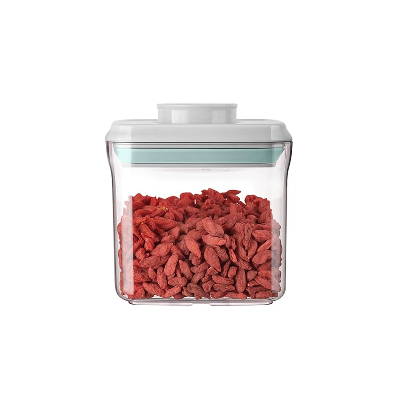 Pop Food Storage Containers with Lid, Airtight Push Button Sealing, for Rice, Candy, Nuts, Flour, Pet Food (2300ml)