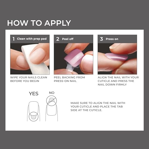 KISS imPRESS No Glue Mani Press On Nails, Color, 'Baby why so Blue', Blue, Short Size, Squoval Shape, Includes 30 Nails, Prep Pad, Instructions Sheet, 1 Manicure Stick, 1 Mini File