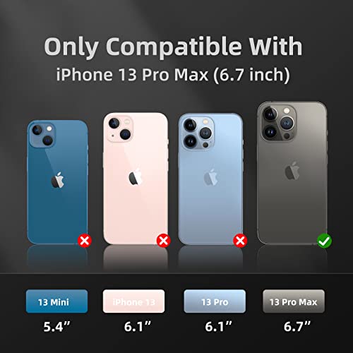 K TOMOTO Compatible with iPhone 13 Pro Max Case for Women, [Drop Protection] [Anti-Fingerprint] [Anti-Scratch] Shockproof Soft-Touch Silicone Phone Case for iPhone 13 Pro Max 6.7", Orange