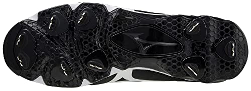 Mizuno Men's 9-Spike Ambition 2 Baseball Shoe, Royal-White, 12