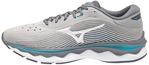 Mizuno mens Mens' Wave Sky 5 Running Shoe, Peacock Blue, 8.5 US