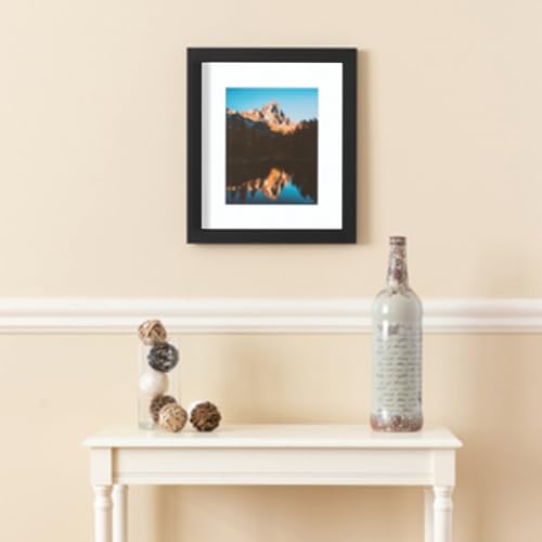ArtToFrames 30x42 CM / 11.81x16.54 INCH Brown Picture Frame, This 1.25 Inch Custom MDF Poster Frame is Gray Oak - Comes with Regular Glass and Corrugated Backing (CMWOM76808-973-30x42)