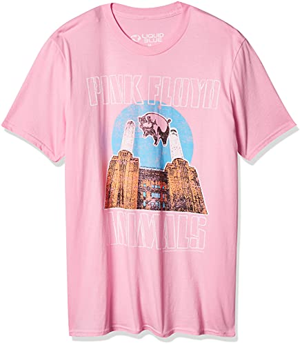 Liquid Blue unisex adult Animals T-shirt T Shirt, Pink, Small US