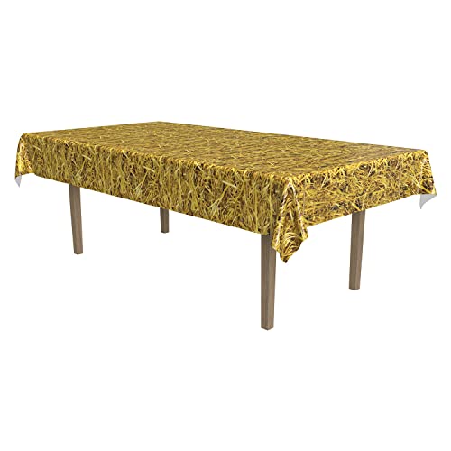 Beistle Straw Tablecover