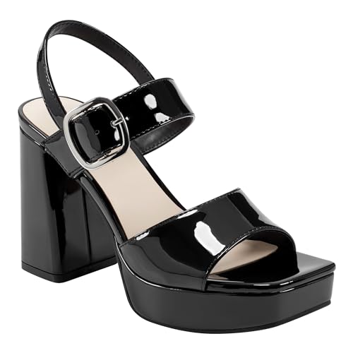 Marc Fisher Women's GRADUATE Heeled Sandal, New Luggage 101, 11