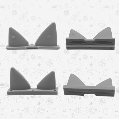 Taladad Ears Button with Screwdriver for Toniebox Replacement Ear Buttons(Outer Ear),Volume Control Buttons (Buttons Only), Repair Accessories Replacement Ears for Toniebox Ears Buttons 2pcs (Grey)