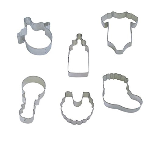 R&M International Baby Cookie Cutters, Assorted Sizes, 5-Piece Set