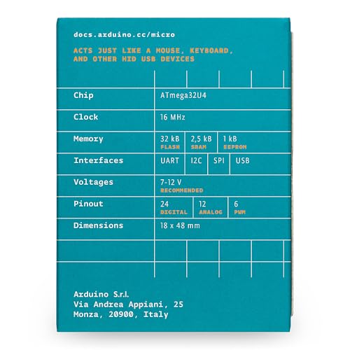 Arduino Micro with Headers [A000053]