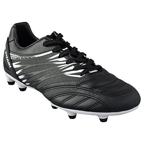 Vizari Valencia Adult Soccer Cleats - Lightweight and Durable Men's Soccer Shoes For Superior Performance - Unisex Mens and Womens Firm Ground Soccer Cleats with Round Studs for Maximum Traction