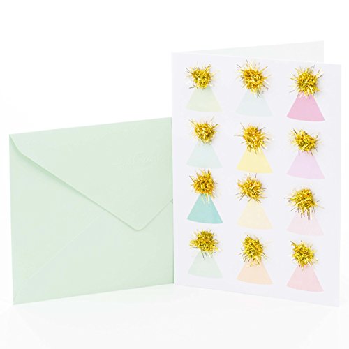 Hallmark Birthday Card, Party Hats