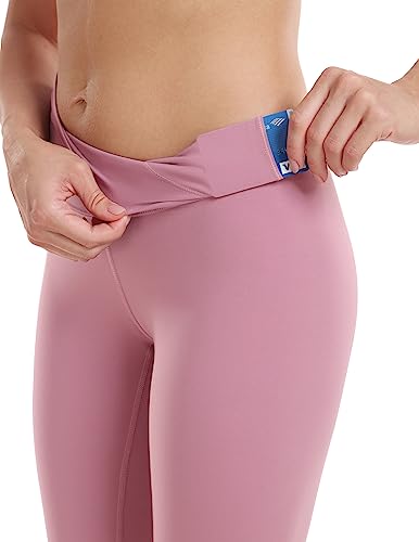 Colorfulkoala Women's High Waisted Tummy Control Workout Leggings 7/8 Length Ultra Soft Yoga Pants 25" (XL, Olive)