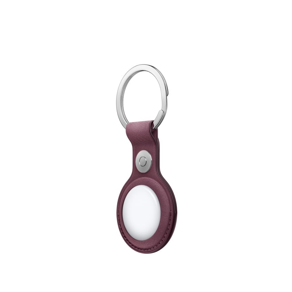 Apple AirTag FineWoven Key Ring - Mulberry, Holder Only