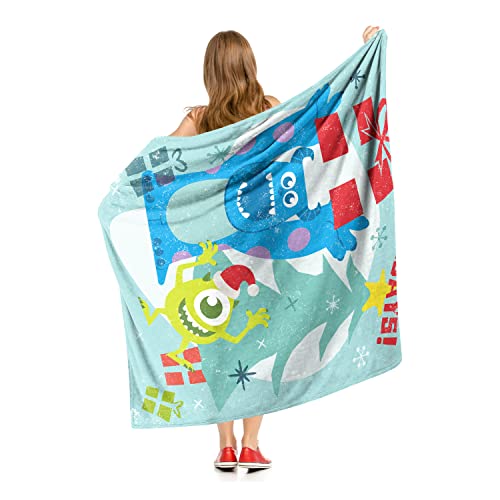 Northwest Monsters Inc Silk Touch Throw Blanket, 50" x 60", Festive Mosters