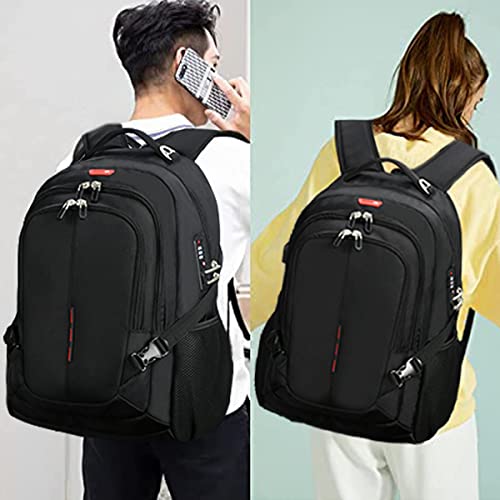 Sowaovut Travel Laptop Backpack Anti-Theft Bag with usb Charging Port and Password Lock Fit 16 Inch Laptops for Men Women