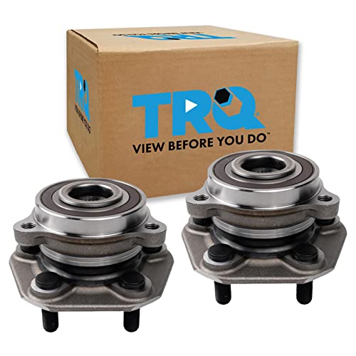 TRQ Front Rear Wheel Hub Bearings Assembly Set Compatible with 2019-2020 Buick Envision 2016-2019 Cadillac ATS 2016-2020 CT6 CTS Chevrolet Camaro