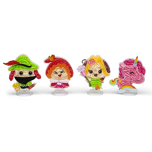 Rainbow Loom: Loomies Food Figurines - 4 Character Rubber Band Kit - Create 4 Food Themed Characters, DIY Craft Kit, Great for Parties, Kids Ages 7+