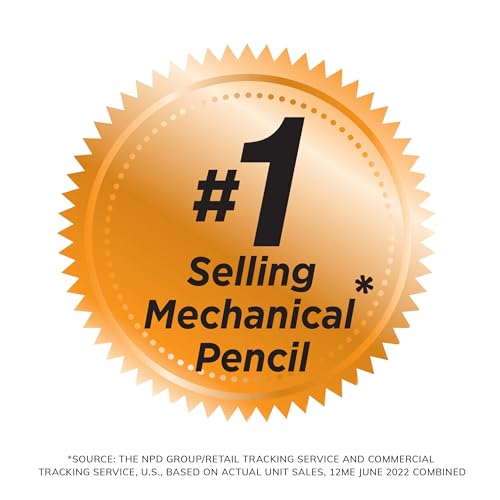 BIC Xtra-Precision Mechanical Pencil, Metallic Barrel, Fine Point (0.5mm), 24-Count, Doesn't Smudge and Erases Cleanly