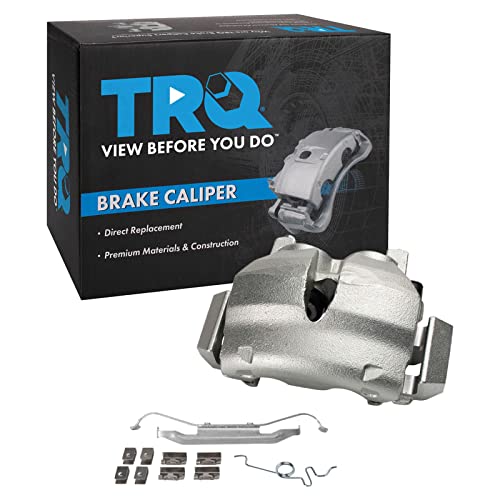 TRQ Rear Right Brake Caliper w/Bracket Performance Red Passenger Side Compatible with 2002-2018 Nissan Altima 2003-2007 Maxima