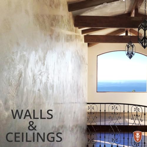 VASARI Lime Plaster and Paint | Veneziano Plaster (Smooth Finish) | Made from Natural Lime and Powdered Marble | color: Natural White #1 | size: 1 Quart wet mix