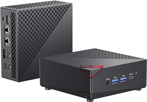 ACEMAGICIAN Mini PC AMD Ryzen 7 5700U, Dual Channel Mini Gaming PC 16GB DDR4 512GB SSD, Mini Computers Micro Desktop PC Support 4K Triple Display/WiFi6/BT5.2/Gaming/Office/Home