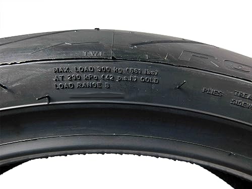 Pirelli Diablo Rosso III Motorcycle Tire Set: 120/60 ZR 17 M/C Front & 150/60 ZR 17 M/C TL Rear- High Performance, Durable for Sport/Street Bikes (2 Pack)