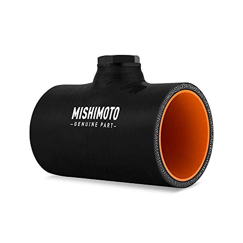 Mishimoto Silicone Coupler, 2.5" w/ 1/8" NPT Bung Black