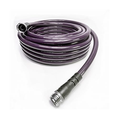 Water Right 500 Series Polyurethane Garden Hose, Drinking Water Safe, 50 Foot x 1/2-Inch, Eggplant Hose