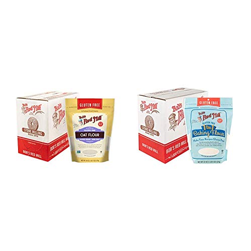 Bob's Red Mill Gluten Free Oat Flour, 18 oz (Pack of 1) - Gluten Free, Whole Grain, Vegan, Kosher