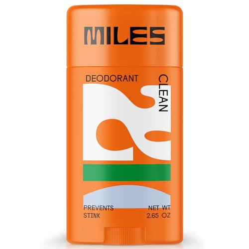 Miles Kids Deodorant for Boys and Girls - Aluminum Free Deodorant for Kids and Teens, Natural, Hypoallergenic, Made in USA - Clean Scent, 1-Pack