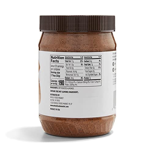 365 by Whole Foods Market, Creamy Almond Butter, 28 Ounce