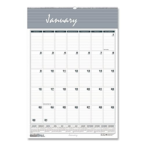 House of Doolittle 2024 Monthly Wall Calendar, Bar Harbor, 8.5 x 11 Inches, January - December (HOD331-24)