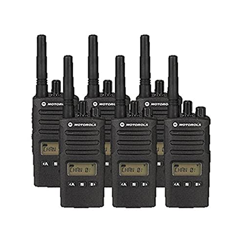 6 Pack of Motorola RMU2080D Two Way Radio Walkie Talkies