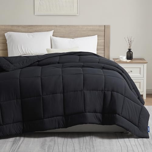 Nestl Comforter Duvet Insert, Quilted Down Alternative Comforter California King Size, All Season White Comforter California King Duvet Inserts, Cal King Size Comforter with Corner Tabs, Bed Comforter