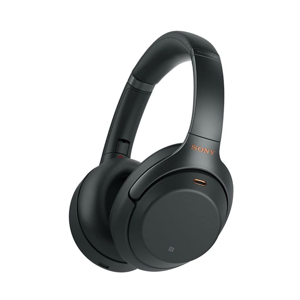 Sony WH-1000XM4B Noise Cancelling Wireless Headphones - 30hr Battery Life - Over Ear Style - Optimised for Alexa and Google Assistant - Built-in mic for Calls - Black