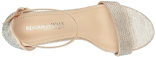 Touch Ups Women's Astra Heeled Sandal, Champagne, 5.5