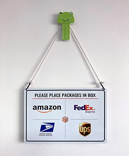 Bestylez Please Leave Packages Deliveries Here - Bestylez Delivery Sign for Outdoor Use 12" * 8" (153)