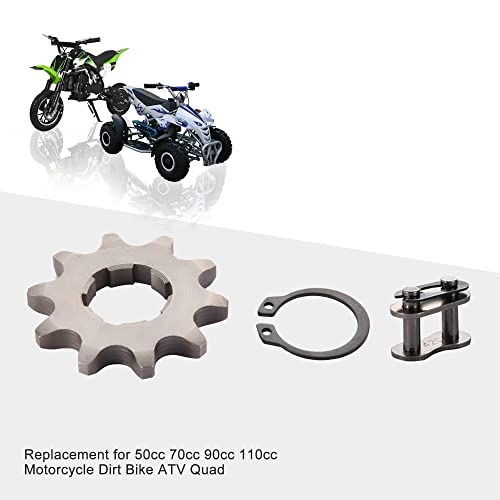 GOOFIT 17mm Front Sprocket for Motorcycle ATV Dirt bike (420-10T)