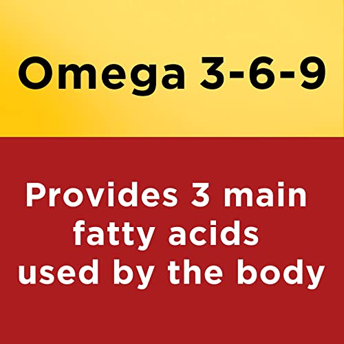 Nature Made Triple Omega 3 6 9, Flaxseed, Safflower, & Olive Oils, Healthy Heart Support, Fish Free Omega 3 Supplement, 150 Softgels, 75 Day Supply