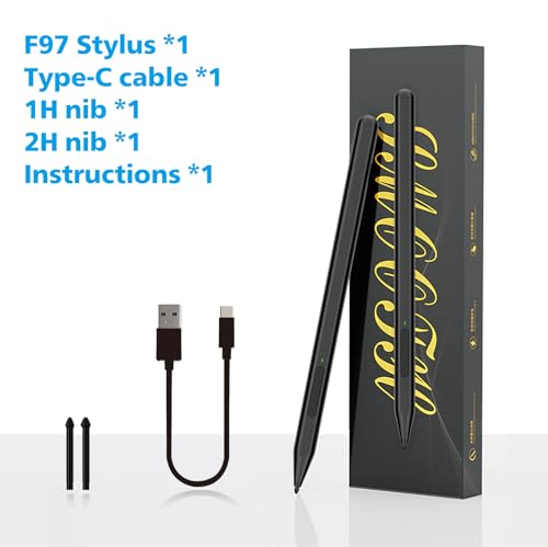Milikilo Stylus Pen for Microsoft Surface Pro11/10/9/8/X/7+/6/5/4/3/Surface 3, Surface Go 3/2/1, Surface Laptop/Studio/Book 4/3/2/1 with Eraser Side Button,Palm Rejection,Tilt Function,1024 Pressure