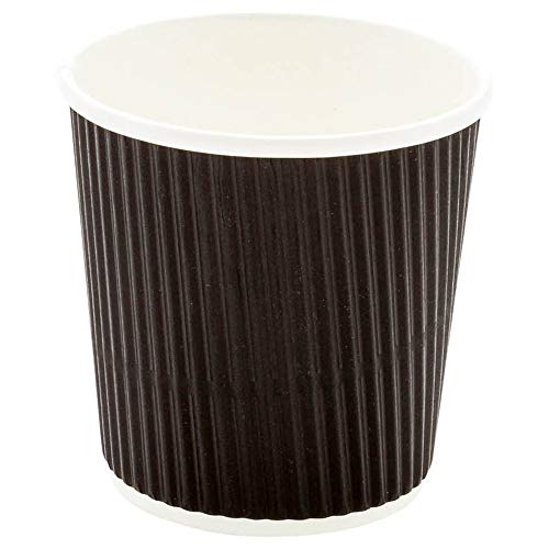 Restaurantware 12 Ounce Paper Coffee Cups 25 Ripple Wall Disposable Paper Cups - Leakproof Recyclable Light Purple Paper Hot Cups Insulated Matching Lids Sold Separately